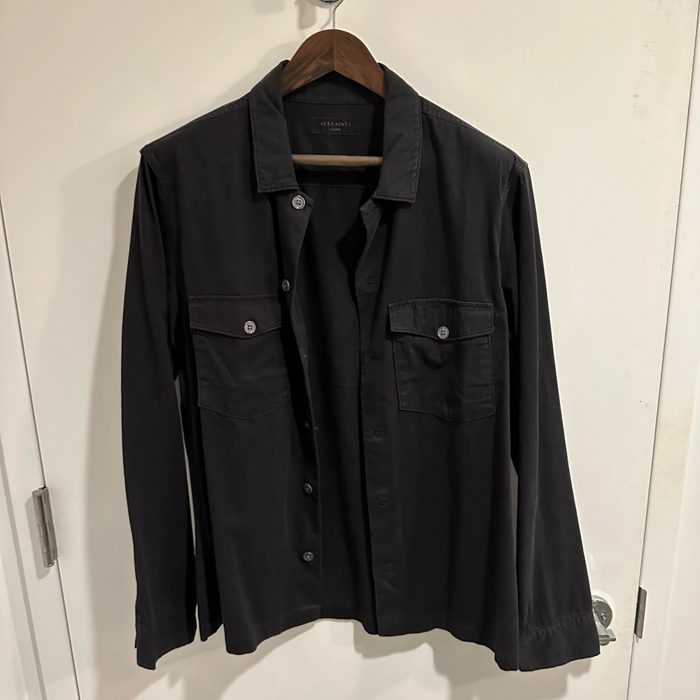 XL Black All Saints Button Down - Worn Once